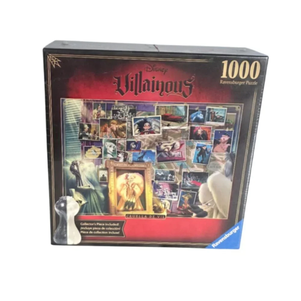 NWT Disney Villainous Cruella De Vil Ravensburger 1000 pc Puzzle